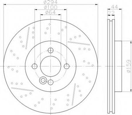 BREMSSCHEIBE 8DD355116211