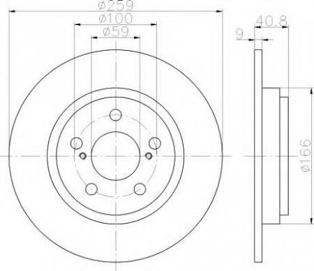 BREMSSCHEIBE 8DD355116401