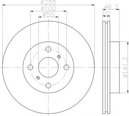 BREMSSCHEIBE 8DD355116411