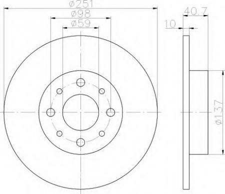 BREMSSCHEIBE 8DD355116441