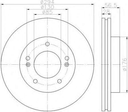 BREMSSCHEIBE 8DD355116471