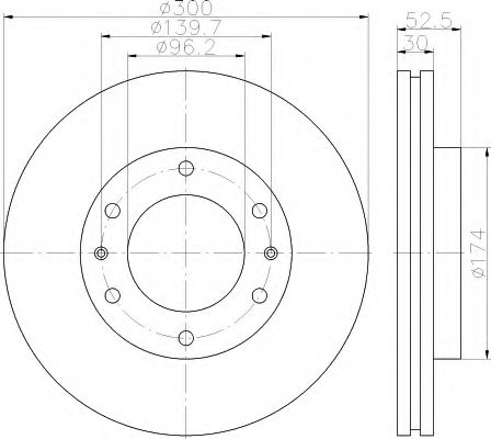 BREMSSCHEIBE 8DD355116481