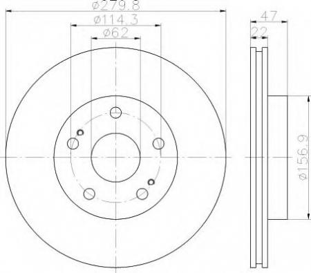 BREMSSCHEIBE 8DD355116771