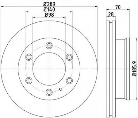 BREMSSCHEIBE 8DD355116841