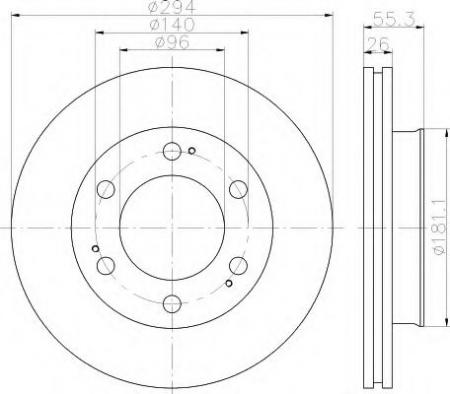 BREMSSCHEIBE 8DD355117161