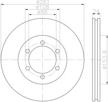 BREMSSCHEIBE 8DD355117401