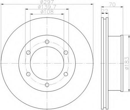 BREMSSCHEIBE 8DD355117441