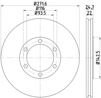 BREMSSCHEIBE 8DD355117661