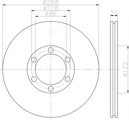 BREMSSCHEIBE 8DD355117671