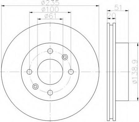 BREMSSCHEIBE 8DD355117681