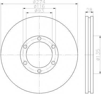 BREMSSCHEIBE 8DD355117691