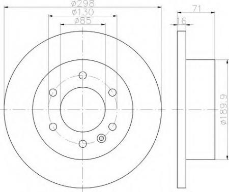 BREMSSCHEIBE 8DD355117641