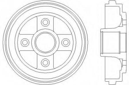 BREMSTROMMEL 8DT355300391