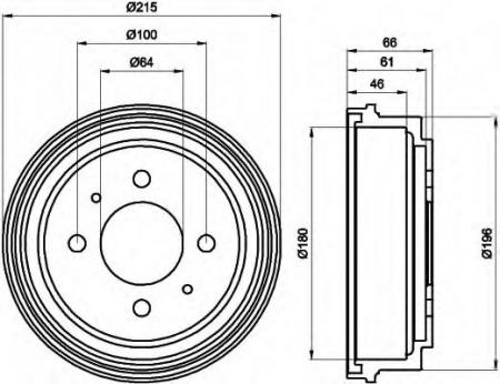 BREMSTROMMEL 8DT355300531