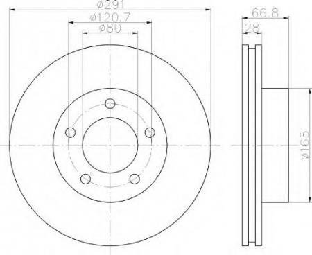 BREMSSCHEIBE 8DD355112101