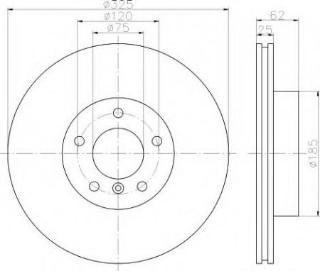   BMW E83 (325X25X62X5+1X75; ) 1. 8DD 355 112-231