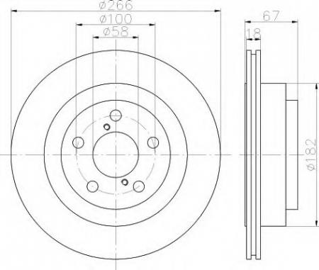 BREMSSCHEIBE 8DD355112341