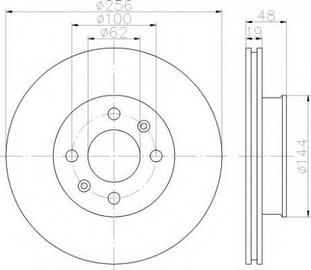 BREMSSCHEIBE 8DD355112471