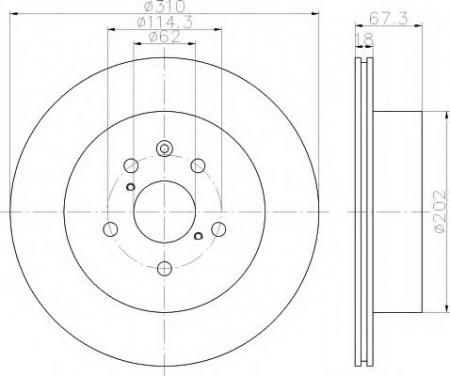   LEXUS GS300/GS450H 05-/IS250 06]  8DD 355 112-881