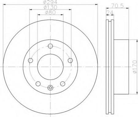 BREMSSCHEIBE 8DD355113391