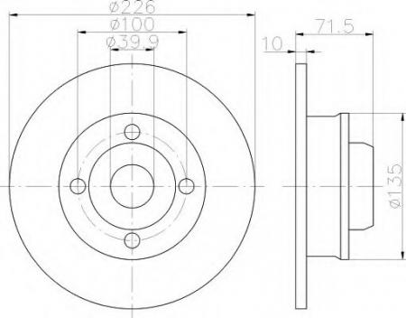 BREMSSCHEIBE 8DD355113451