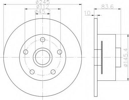 BREMSSCHEIBE 8DD355113471