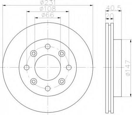 BREMSSCHEIBE 8DD355113801