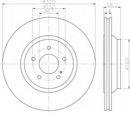 BREMSSCHEIBE 8DD355113991