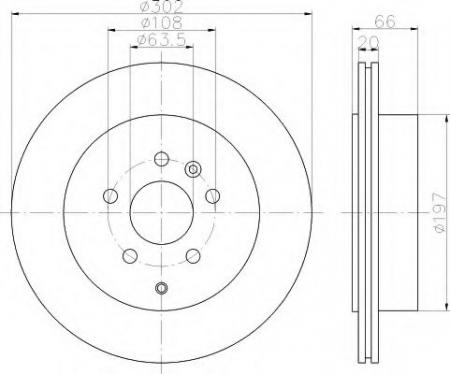 BREMSSCHEIBE 8DD355114141