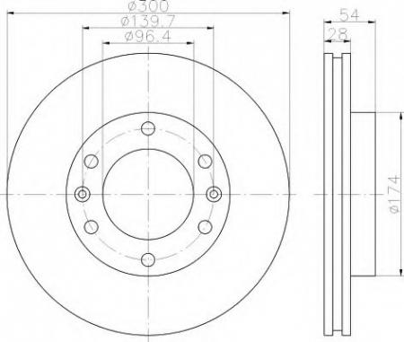 BREMSSCHEIBE 8DD355114341