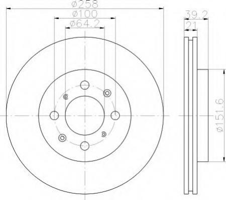 BREMSSCHEIBE 8DD355114451