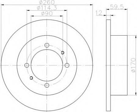 BREMSSCHEIBE 8DD355114821