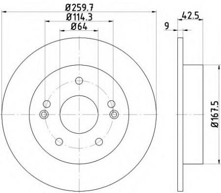 BREMSSCHEIBE 8DD355115021