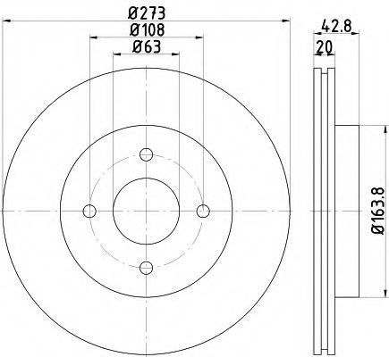 BREMSSCHEIBE 8DD355115051