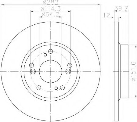 BREMSSCHEIBE 8DD355115101