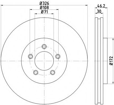 BREMSSCHEIBE 8DD355115111