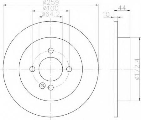 BREMSSCHEIBE 8DD355115261