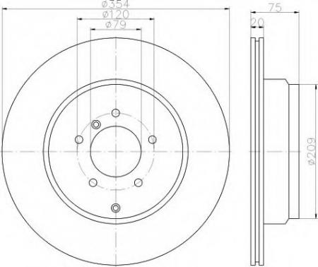 BREMSSCHEIBE 8DD355115301