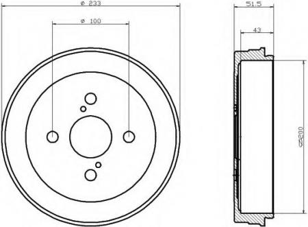 BREMSTROMMEL 8DT355300791