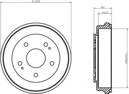 BREMSTROMMEL 8DT355300941