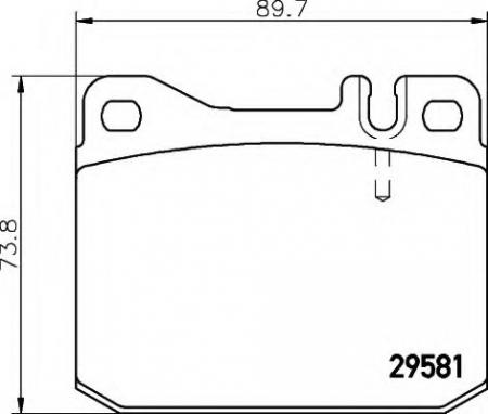 BREMSBELAGSATZ 8DB355005461