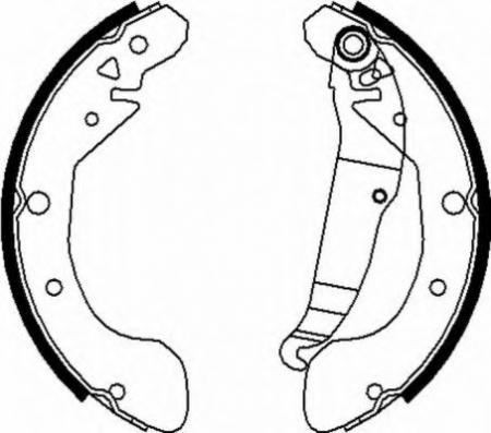 BREMSBACKENSATZ 8DB355000391 HELLA