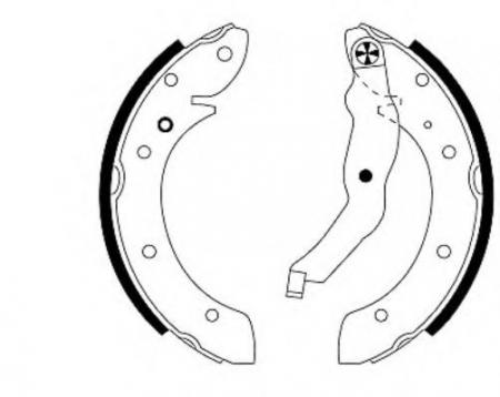 BREMSBACKENSATZ 8DB355001241 HELLA