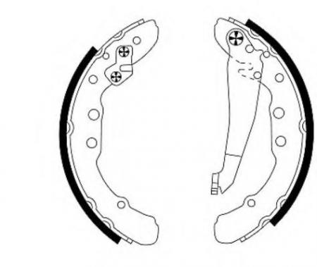 BREMSBACKENSATZ 8DB355003281 HELLA