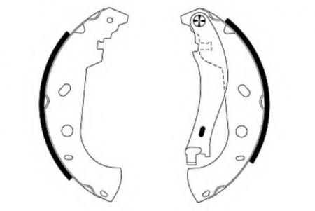 BREMSBACKENSATZ 8DB355003301 HELLA