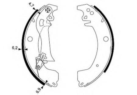 BREMSBACKENSATZ 8DB355002101