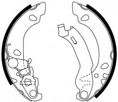 BREMSBACKENSATZ 8DB355002691 HELLA