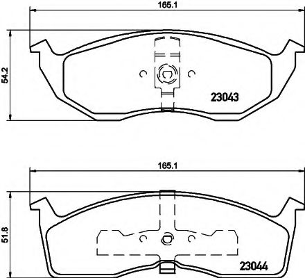 BREMSBELAGSATZ 8DB355007941