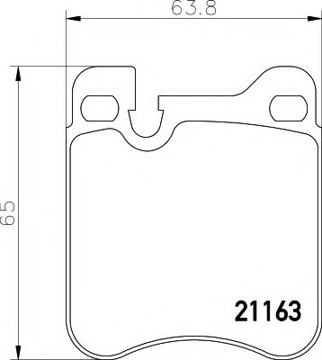 BREMSBELAGSATZ 8DB355008491