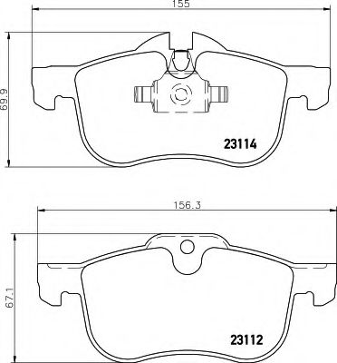 BREMSBELAGSATZ 8DB355008941